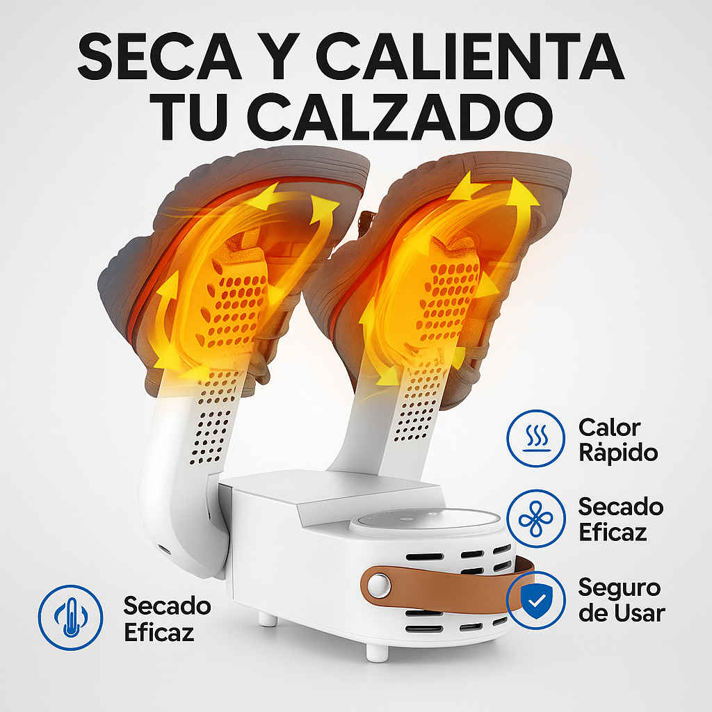 Secador de zapatos inteligente 360°