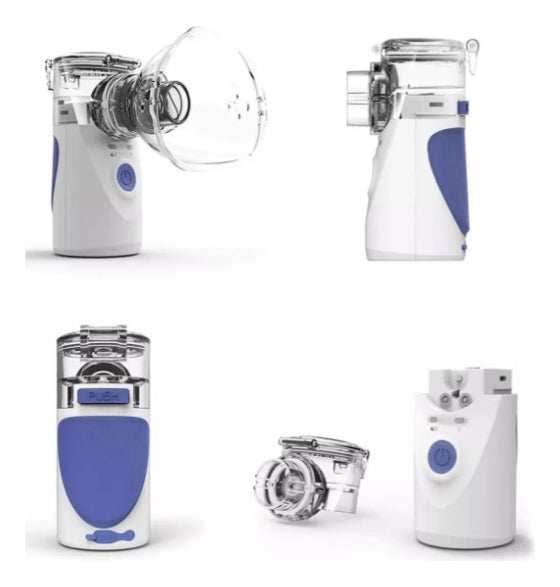 Nebulizador Portátil Niños Adultos Mesh Inhalador Usb Color Blanco