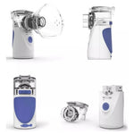 Nebulizador Portátil Niños Adultos Mesh Inhalador Usb Color Blanco