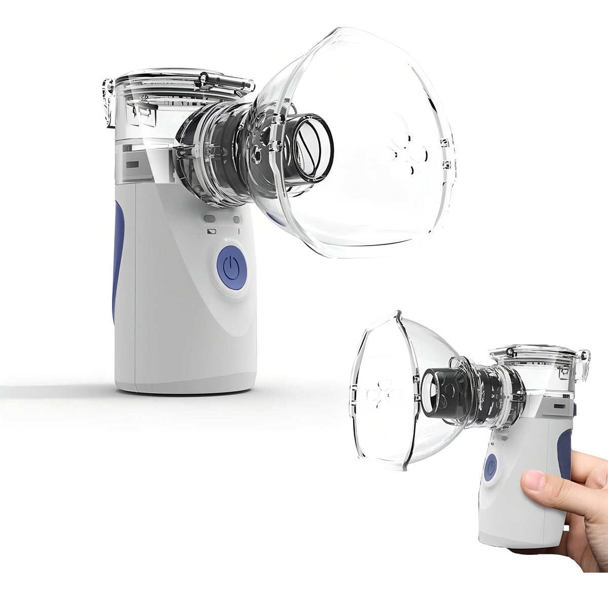 Nebulizador Portátil Niños Adultos Mesh Inhalador Usb Color Blanco